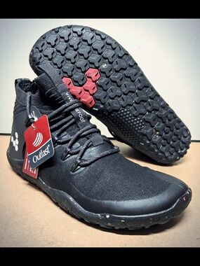 🆕 Women's 8 Vivobarefoot Manga Trail II Hiking Barefoot Shoes Zero-Drop Black
